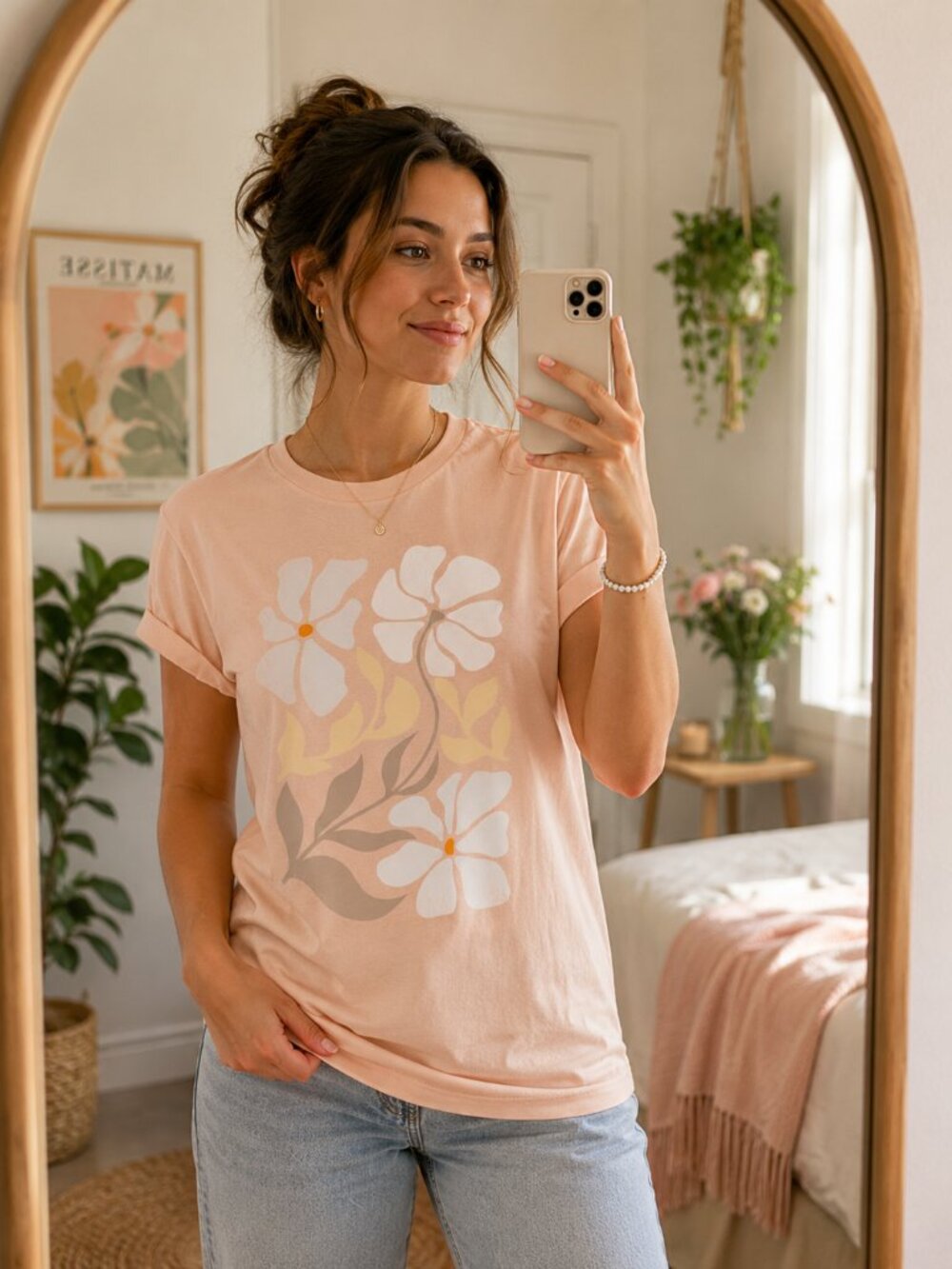 Matisse Wildflowers T-Shirt | Art Nouveau Floral Graphic Tee